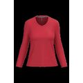 Camiseta manga larga mujer algodón entallada Red Xl