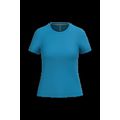 Camiseta manga corta mujer algodón Tropical Blue M