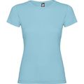 Camiseta de manga corta entallada Celeste S