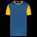 Camiseta bicolor adulto poliéster Sporty R Blue/Sporty Yellow Xs