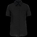 Camisa easy care manga corta mujer Black S