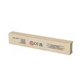 Caja de madera con 6 lápices de colores y regla
