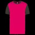 Camiseta bicolor adulto poliéster Sporty Pink / Dark Grey S