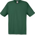 Camiseta niños algodón cuello redondo Bottle Green 3/4 Ans