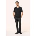 Camiseta algodón cuello de pico hombre