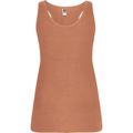 Camiseta Sin Mangas Entallada Espalda Nadadora Naranja Clay S