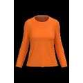 Camiseta algodón de manga larga mujer Orange Xl