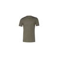 Camiseta hombre algodón poliéster Heather Military Green S
