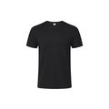 Camiseta Algodón Tacto Suave Sin Costuras Neg S