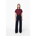 Camisa cómoda manga corta mujer
