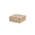 Caja de madera con cierre magnético