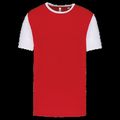 Camiseta bicolor infantil Sporty Red / White 10/12 Ans