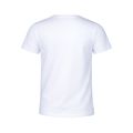 Camiseta niño/niña blanca transpirable textura algodón