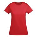 Camiseta entallada mujer algodón orgánico Rojo 3Xl