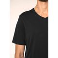 Camiseta algodón cuello de pico hombre