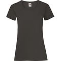 Camiseta entallada mujer 100% algodón Black L