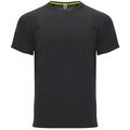 Camiseta Técnica Unisex Manga Ranglán Negro Xs