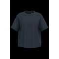 Camiseta algodón orgánico oversize mujer Navy Blue L/Xl