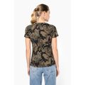 Camiseta camuflaje mujer algodón