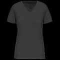 Camiseta de mujer cuello de pico Dark Grey Xxl
