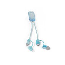 Cable 6 en 1 reciclado Multicolor