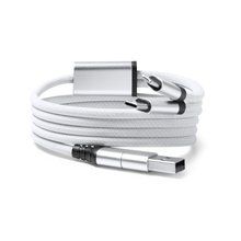 Cable cargador antienredo Blanco Talla Única Adulto