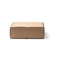Caja regalo grande de cartón reciclado Crudo