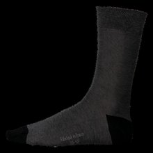 Calcetines de vestir algodón orgánico Dark Grey Heather / Black 35/38 Eu