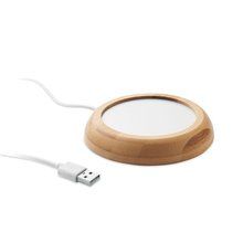 Calentador de taza con USB Madera