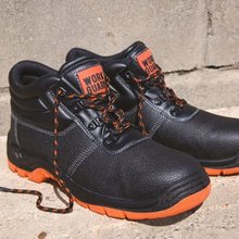 Calzado de Seguridad Resistente al Agua Black 13 UK