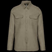 Camisa con 2 bolsillos parche Light Khaki S