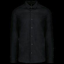 Camisa algodón para hombre entallada Black Xxl