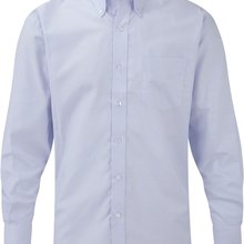 Camisa Oxford hombre planchado mínimo Oxford Blue S