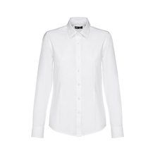 Camisa Oxford Mujer Entallada Blanco L