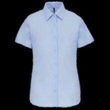 Camisa oxford mujer manga corta Oxford Blue Xs