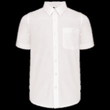 Camisa popelina manga corta infantil White 6/8 Ans