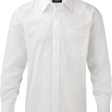Camisa Popelina Polialgodón Hombre White S