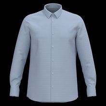 Camisa tejido oxford de manga larga Oxford Blue M