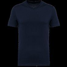 Camiseta algodón cuello de pico hombre Deep Navy S