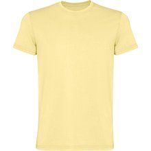 Camiseta de algodón lavado ácido de hombre Amarillo Sweet Lavado S