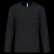 Camiseta de deporte secado rápido manga larga Black Xs