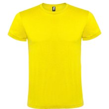 Camiseta Manga Corta Tubular Amarillo Xs