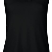 Camiseta sin mangas entallada Black XS