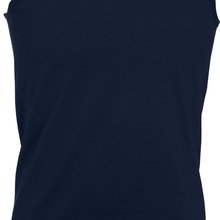 Camiseta sin mangas hombre algodón Deep Navy S