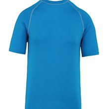Camiseta surf protección UV niño Aqua Blue 4/6 Ans