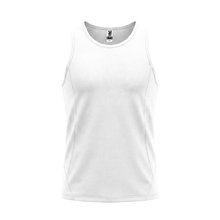 Camiseta Técnica sin Mangas Adulto/Niños Blanco 1/2