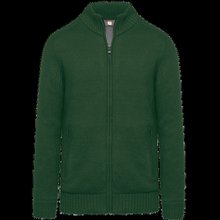 Cárdigan con forro polar hombre Forest Green S