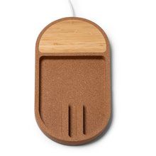 Cargador 10W con bandeja organizadora Crudo