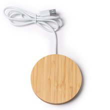 Cargador inalámbrico 10W con base ecológica Crudo