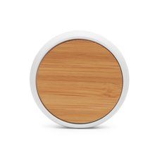 Cargador inalámbrico 5W con superficie de bambú Crudo